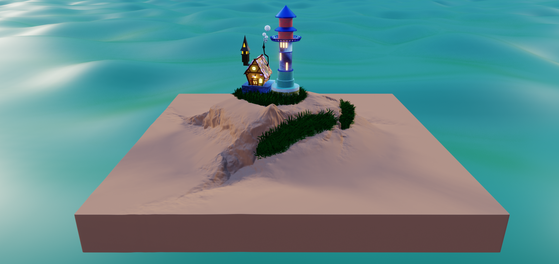 Low Poly Light House preview image 1